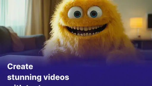 invideo: Editor video IA screenshot