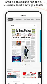 la Repubblica - news online screenshot