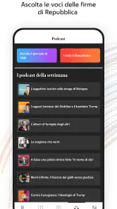 la Repubblica - news online screenshot