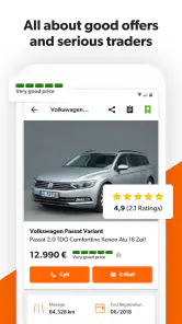 mobile.de - car market screenshot
