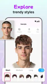 Modiface Haircut：Hair Makeover screenshot