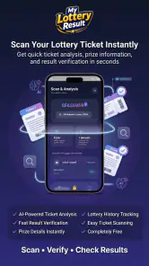 My Lottery Result: AI Scan screenshot