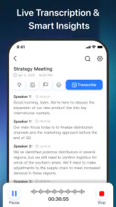 Proactor – Transcribe screenshot