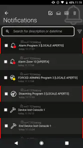 Tecnoalarm Evolution screenshot