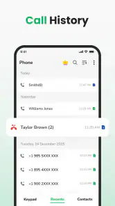 Telefono e contatti screenshot