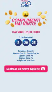 Verifica 10 e Lotto - 10eLotto screenshot