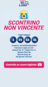 Verifica 10 e Lotto - 10eLotto screenshot