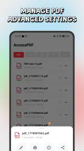 Access PDF - PDFリーダー screenshot