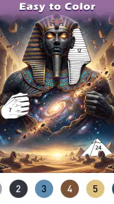 Ancient Color By Number Game screenshot