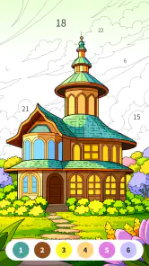 Art Color: 数字で塗り絵ゲーム - 曼荼羅アート screenshot
