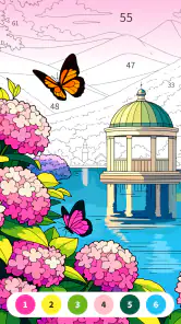 Art Color: 数字で塗り絵ゲーム - 曼荼羅アート screenshot