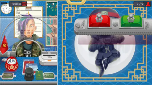 「Black Border」入国審査官ゲーム screenshot
