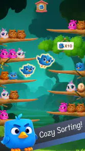 Chirpy Sort: Bird Color Puzzle screenshot
