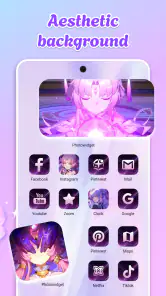 Cute theme かわいい美的壁紙テーマウィジェット screenshot