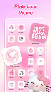 Cute theme かわいい美的壁紙テーマウィジェット screenshot