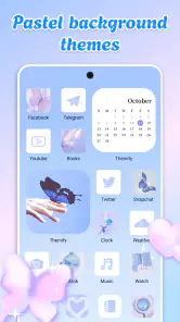 Cute theme かわいい美的壁紙テーマウィジェット screenshot