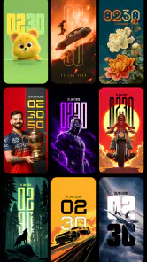 DepthX - Live Clock Wallpapers screenshot
