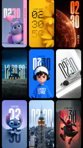 DepthX - Live Clock Wallpapers screenshot