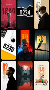 DepthX - Live Clock Wallpapers screenshot