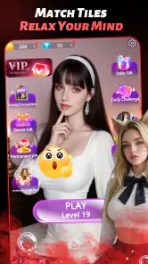 Desire Girls: Mahjong Match screenshot