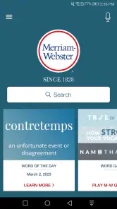 Dictionary - Merriam-Webster screenshot