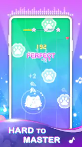 Dreameow Tiles: 可愛い猫の音楽リズムゲーム screenshot