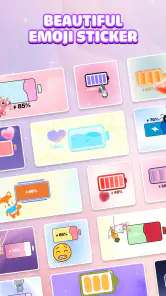 かわいい絵文字バッテリー screenshot