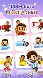 Emoji Battery Widget & Icons screenshot