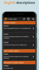 EOBD Facile - OBD2 Car Scanner screenshot