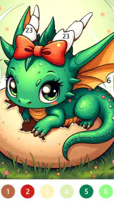 Fairytale Color – 数字で塗るゲーム。 screenshot