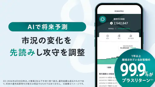 FOLIO - AI投資ROBOPRO|資産運用はおまかせ screenshot