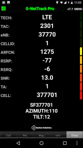 G-NetTrack Pro screenshot