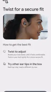 Google Pixel Buds screenshot