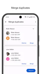 Google コンタクト screenshot