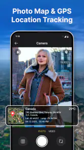 GPS Camera: Geotag Photos, Map screenshot