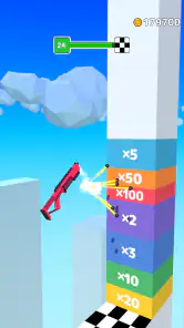 Gun Sprint: 跳ねる銃のランゲーム screenshot