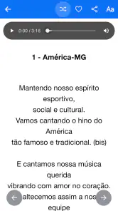 Hinos de clubes de futebol screenshot