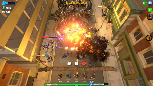 Idle Zombie Wave: ゾンビTD screenshot