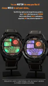 ILLUMINATOR Digital Watch face screenshot