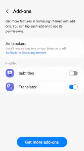 Internet Browser screenshot