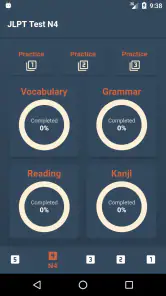 JLPT Test with AI Sensei screenshot