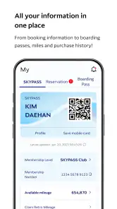 Korean Air My screenshot