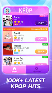 Kpop ピアノタイル: bts 音ゲー screenshot
