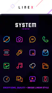 LineX Icon Pack screenshot