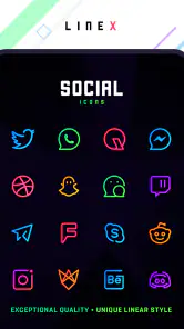 LineX Icon Pack screenshot