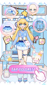 Star Doll: メイクゲーム & 着せ 替え ゲーム screenshot
