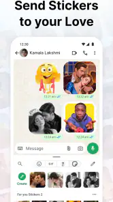 Love Romantic Kiss WAStickers screenshot