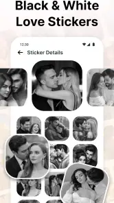 Love Romantic Kiss WAStickers screenshot