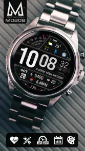 MD308 Digital watch face screenshot