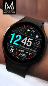 MD308 Digital watch face screenshot